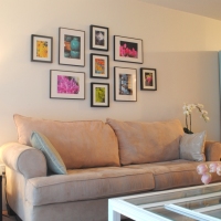 Gallery Wall (and How To Hang Ikea Ribba Frames)
